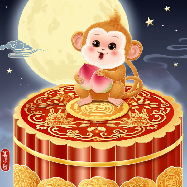 猴 月饼礼盒