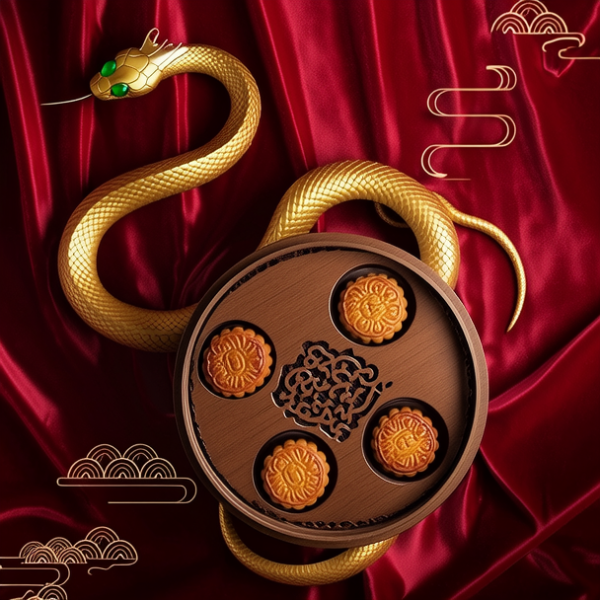 蛇 月饼礼盒
